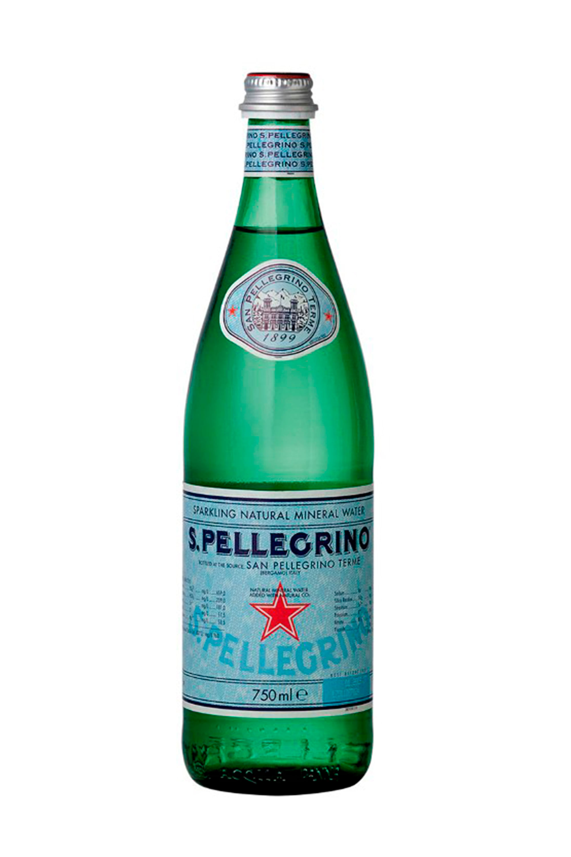 Agua San Pellegrino com Gas 750ml