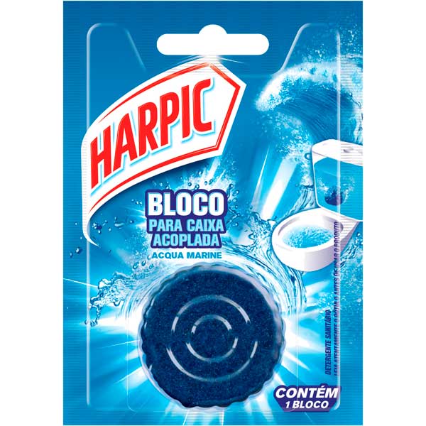 BLOCO SANIT HARPIC ACOPLADA 50G MARINE