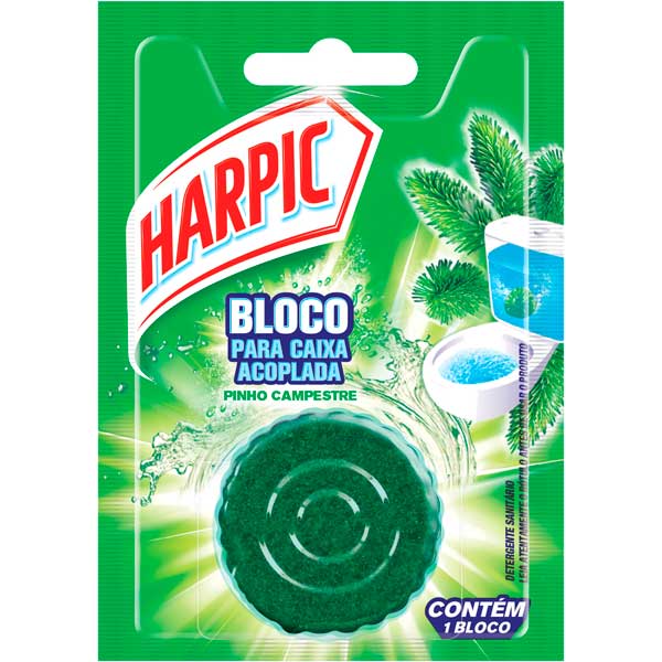 BLOCO SANIT HARPIC ACOPLADA 50G PINHO