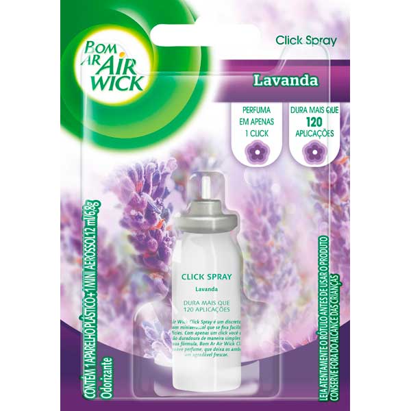 BOM AR CLICK SPRAY RF 12ML LAVANDA
