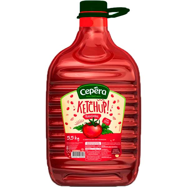 CATCHUP TRADICIONAL CEPERA PET 5,5KG