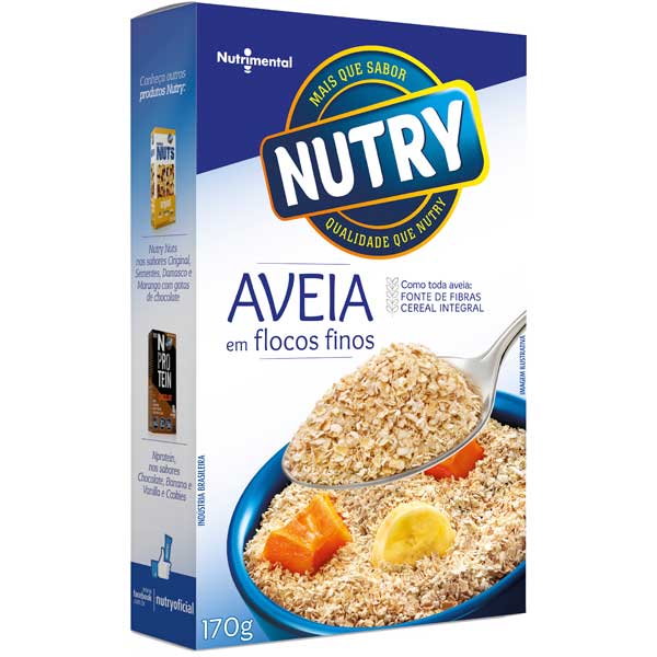 AVEIA NUTRY EM FLOCOS FINOS 170G
