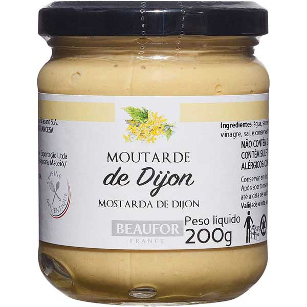 MOSTARDA DIJON BEAUFOR VIDRO 200G