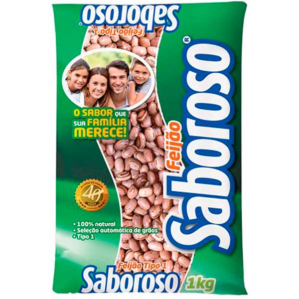 FEIJÃO CARIOCA SABOROSO 1KG