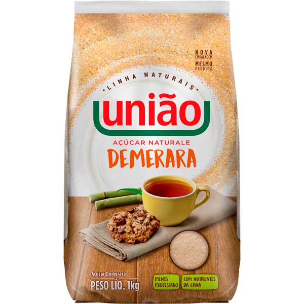 ACUCAR DEMERARA UNIAO 1KG