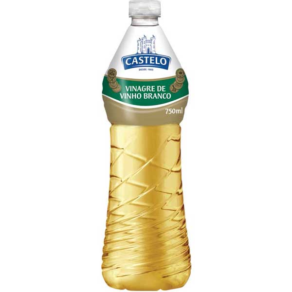 VINAGRE CASTELO DE VINHO BRANCO 750ML