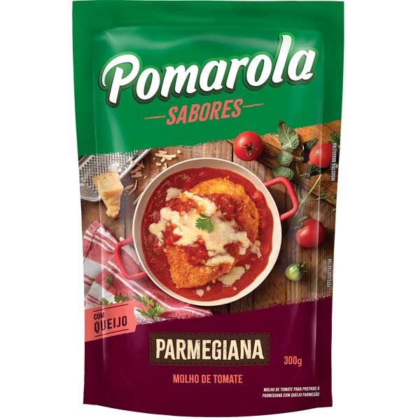 MOLHO TOM POMAROLA SACHE 300G PARMEGIANA