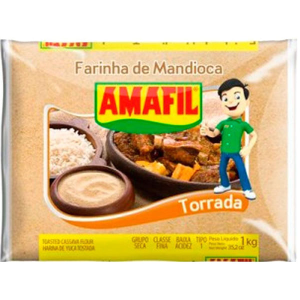 FARINHA DE MAND AMAFIL TORRADA 1KG