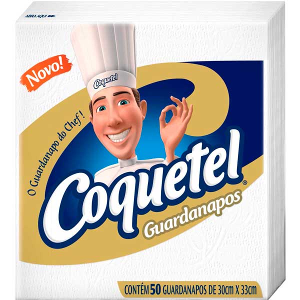 GUARDANAPO COQUETEL 22X23CM