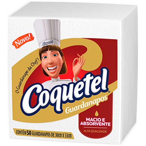 GUARDANAPO COQUETEL 30X33CM