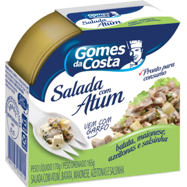SALADA ATUM G DA COSTA BAT MAI AZ S 170G