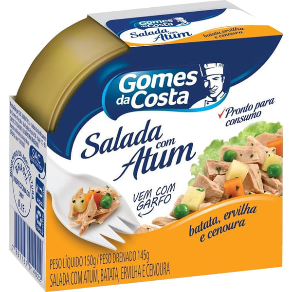 SALADA ATUM G DA COSTA BAT ERV CEN 150GR