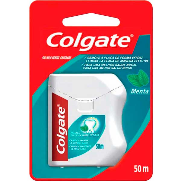 FIO DENTAL COLG 50M MENTA