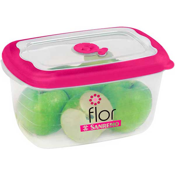 POTE SANREMO FLOR RETANGULAR ROXO 2,3L
