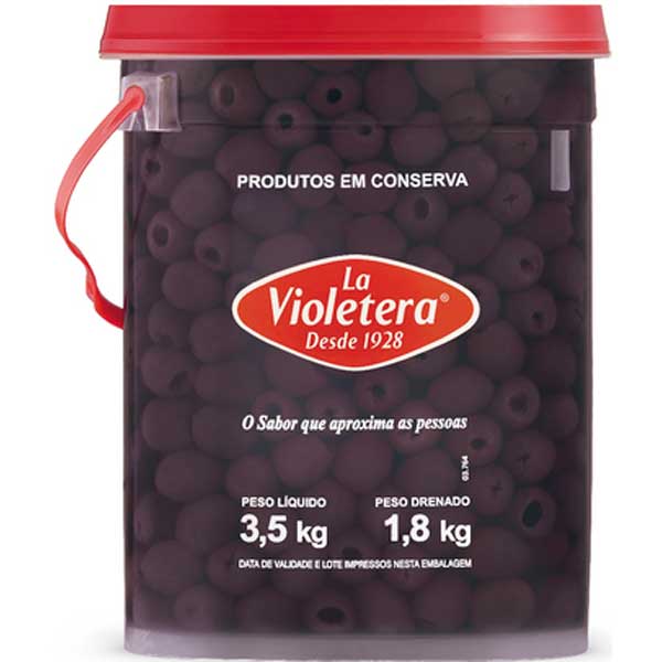 AZEITONA LA VIOL PRETA FATIADA 1,8KG