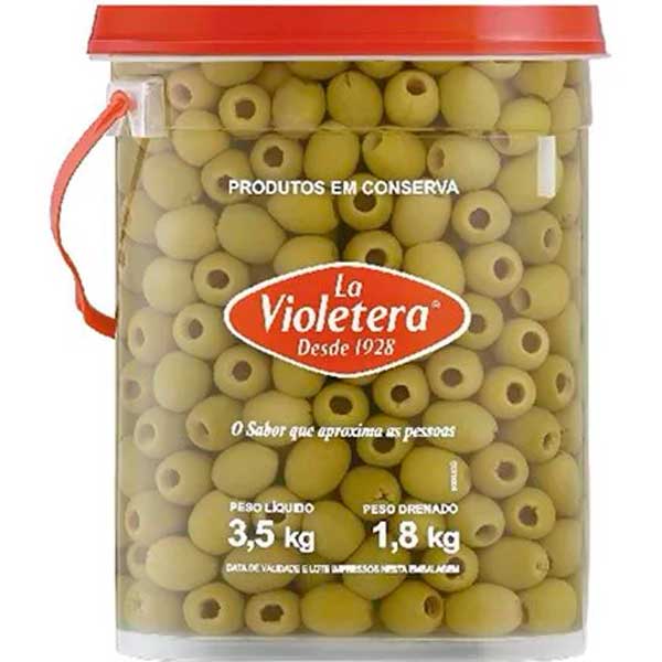 AZEITONA LA VIOL VERDE S/CAROCO 1,8KG