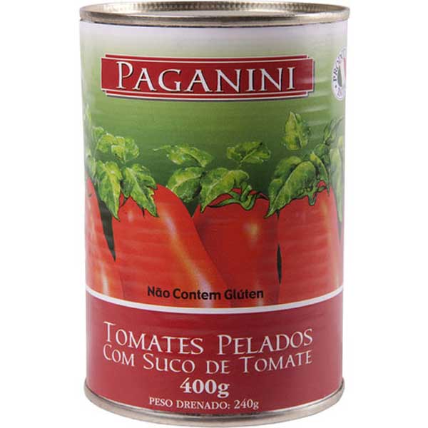 TOMATE PELADO PAGANINI 400GR
