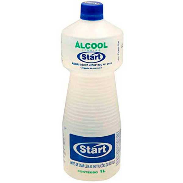 ÁLCOOL LÍQUIDO 46º INPM START FRASCO 1L