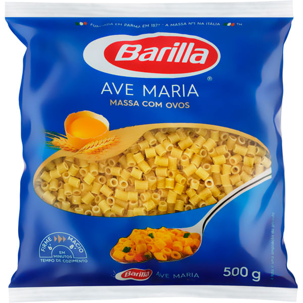 MAC BARILLA C/OVOS AVE MARIA 500GR