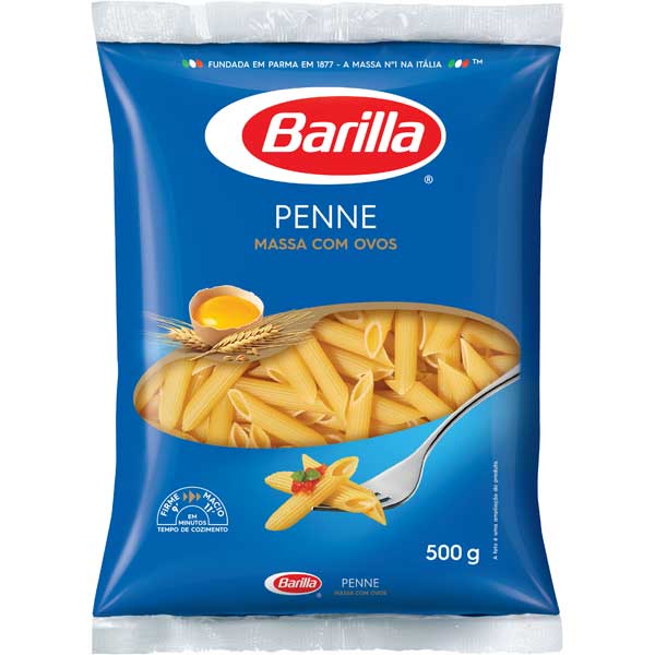 MAC BARILLA C/OVOS PENNE 500GR