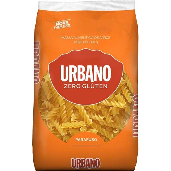 MACARRÃO DE ARROZ PARAFUSO URBANO PACOTE 500G