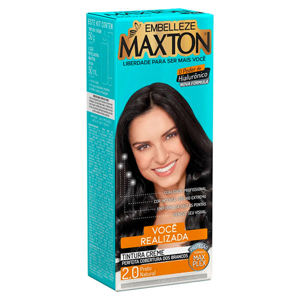 TINT EMBEL MAXTON PRETO NATURAL 2.0 