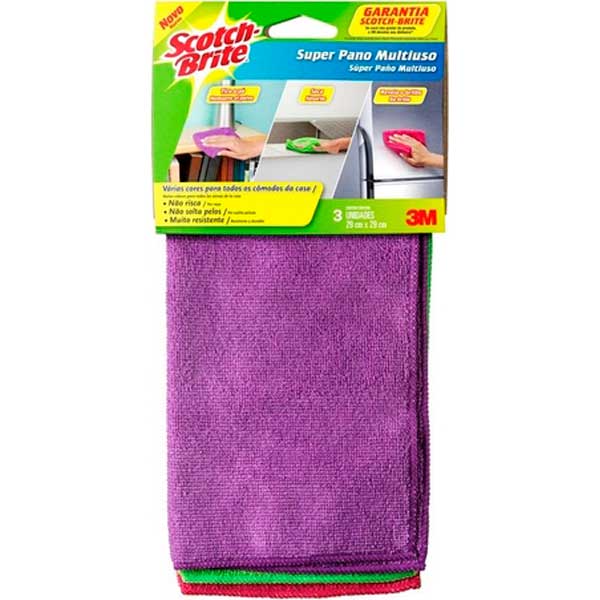 PANO MULTIUSO SCOTCH-BRITE 3 UNIDADES