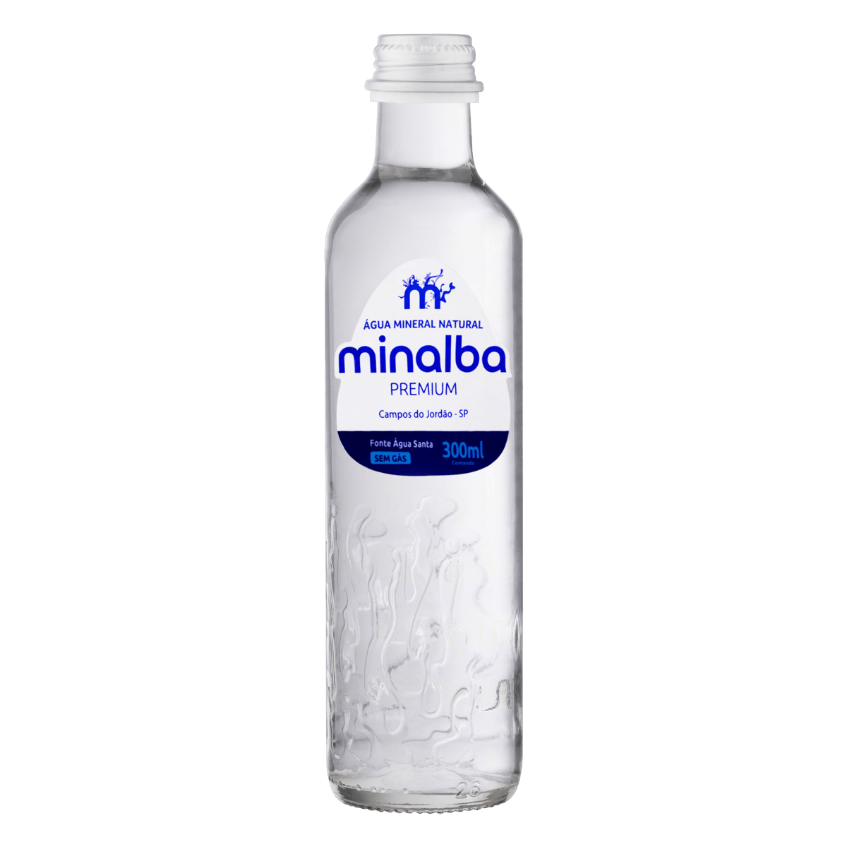 AGUA MINERAL MINALBA 300ML S/GAS PREMIUM