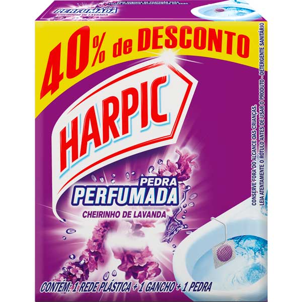 BLOCO SANIT HARPIC PERFUM 20G PROMO LAV