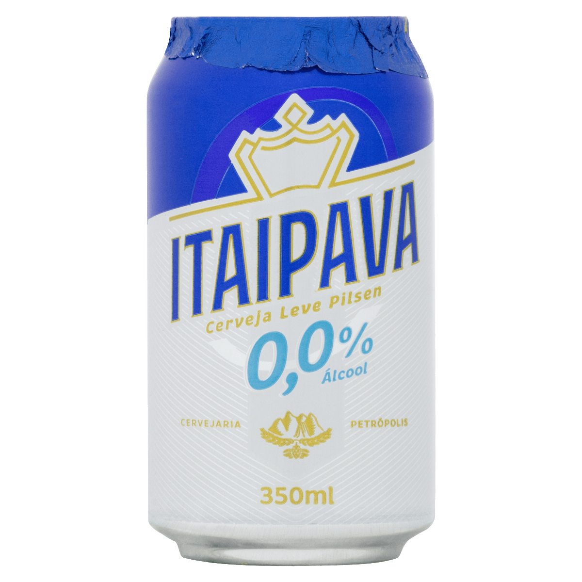 CERVEJA PILSEN ZERO ÁLCOOL ITAIPAVA LATA 350ML