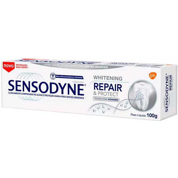 CR DENT SENSODYNE 100G RAP&PROTECT WHITE