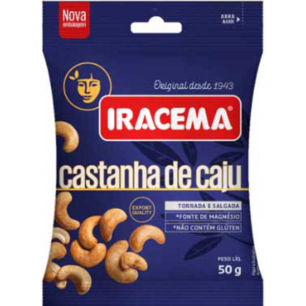CASTANHA DE CAJU IRACEMA (SACHE) 50G
