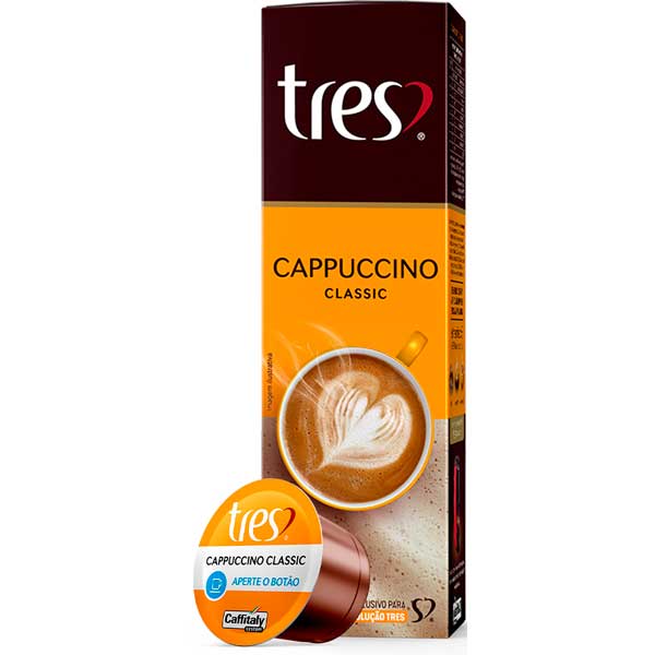 Cápsula de Cappuccino Três Corações Classic