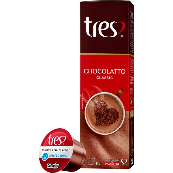 CÁPSULA DE CAFÉ TRÊS CORAÇÕES CHOCOLATTO 10 UN