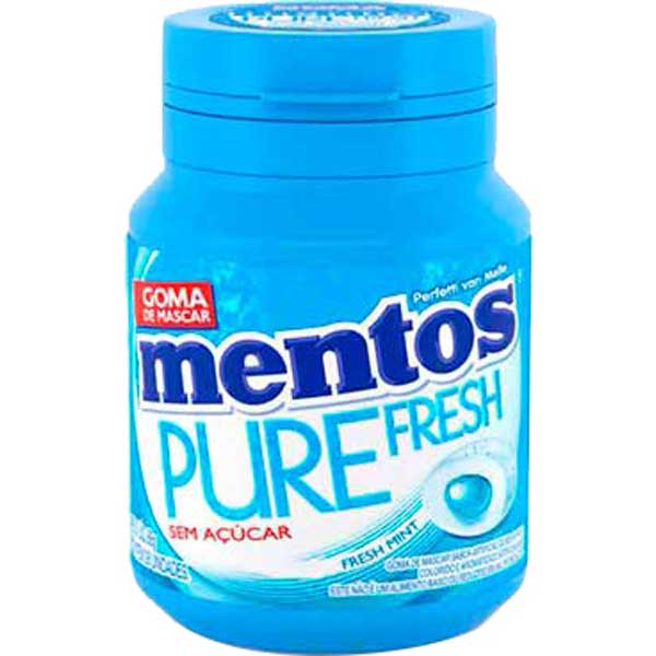 CHICLE MENTOS PURE FRESH MINT 127,5G
