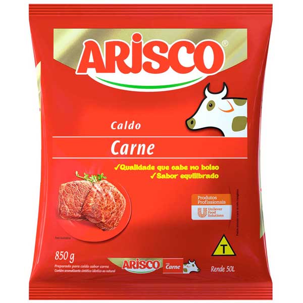 CALDO ARISCO 850G CARNE BAG