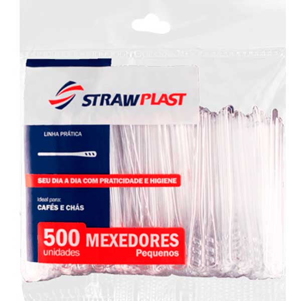 MEXEDOR PEQUENO STRAWPLAST 500UN