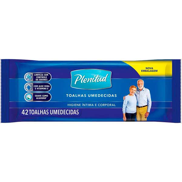 TOALHA UMED P/ADULT PLENITUD COF 42UN