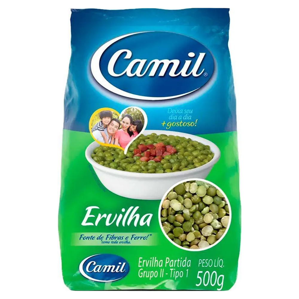 ERVILHA PARTIDA CAMIL 500GR
