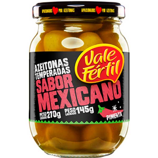AZEITONA VALE FERTIL TEMPER 145G MEXICAN
