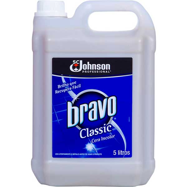 CERA LÍQUIDA INCOLOR BRAVO PROFESSIONAL GALÃO 5L