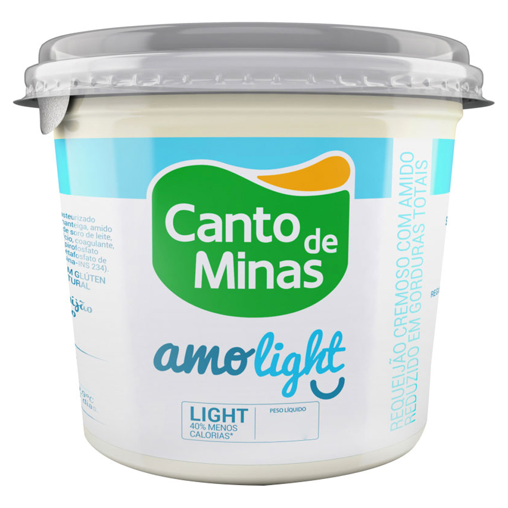 REQUEIJAO CANTO MINAS 400G LIGHT CREMOSO