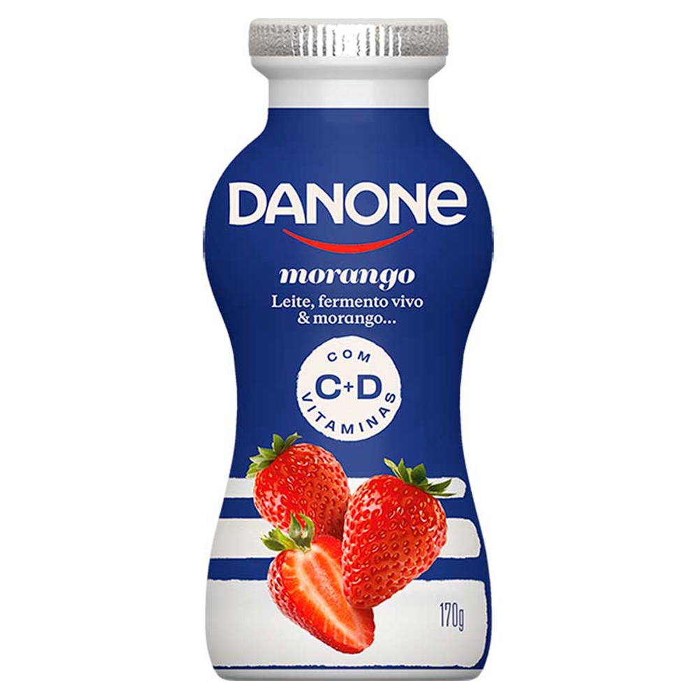 IOGURTE DANONE 170G MORANGO