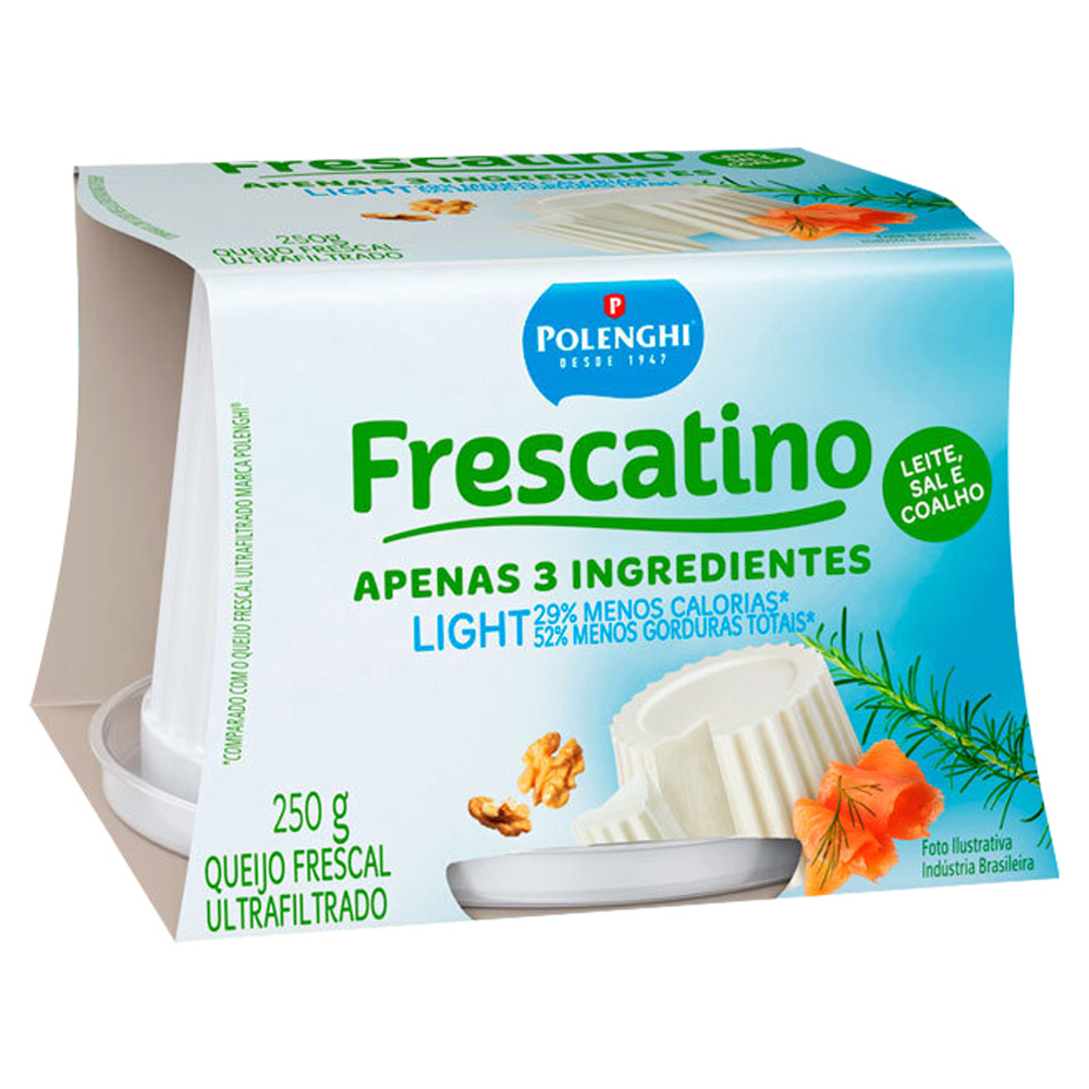 QUEIJO FRESCATINO POLENGHI LIGHT 250G