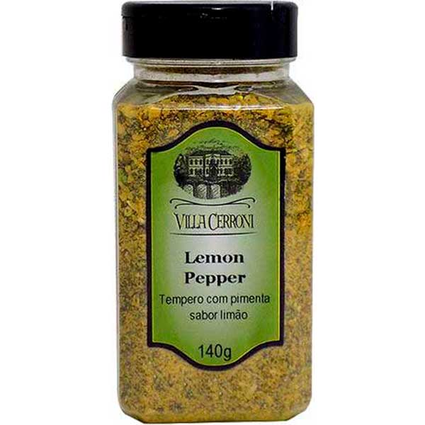 Tempero Villa Cerroni com Pimenta Sabor Limão 140g