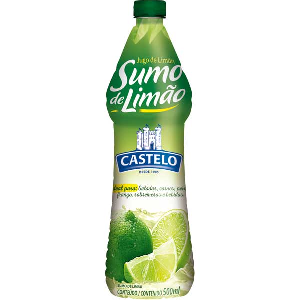 SUMO DE LIMAO CASTELO 500ML