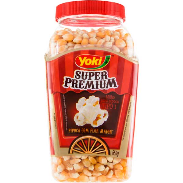 MILHO PARA PIPOCA YOKI SUPER PREMIUM 650G