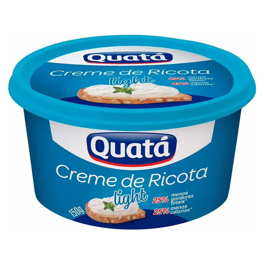 CREME DE RICOTA LIGHT QUATA 150G