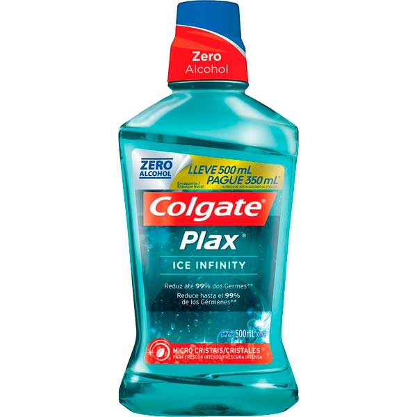 SOL BUCAL COLG PLAX 500ML PROM ICE INFIN