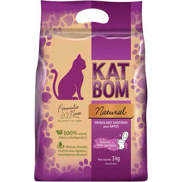 GRANULADO SANIT KATBOM NATURAL 3KG